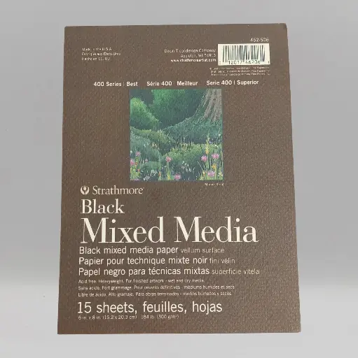 Papier multi-médias noir Strathmore